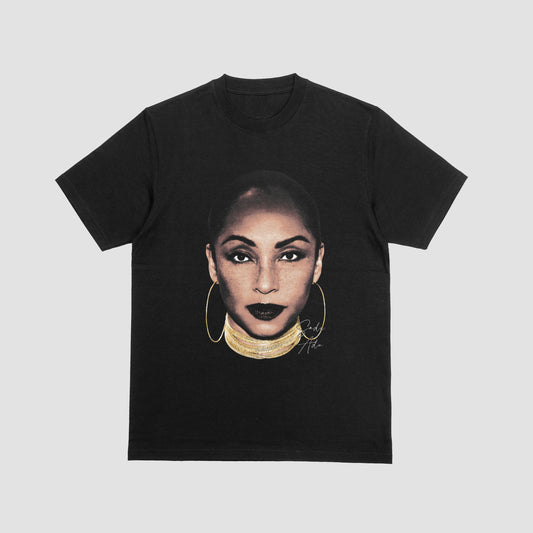 SADE FACE GRAPHIC PRINT SHORT SLEEVE T-SHIRT
