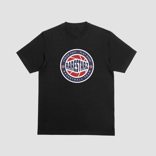 BASKETBALL TEAM LOGO GRAPHIC PRINT SHORT SLEEVE T-SHIRT